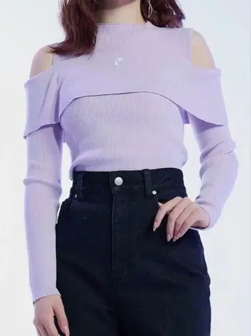 MERCURYDUO x MARY QUANT 니트 라벤더