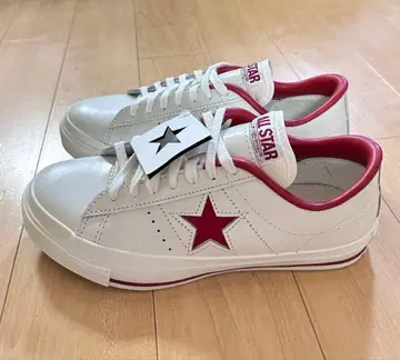 미사용 새상품 원스타 로우컷 화이트/레드