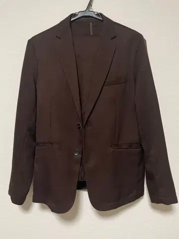 에디피스 수트 셋업 스트레치 브라운 상하의 M 사이즈