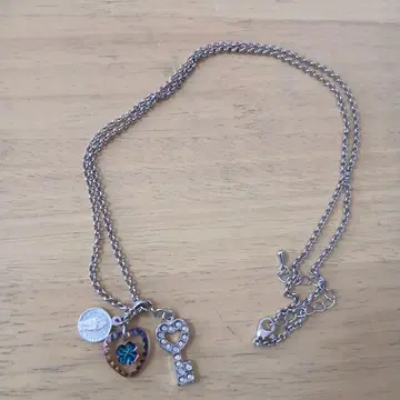 유럽 빈티지 럭키 참 목걸이