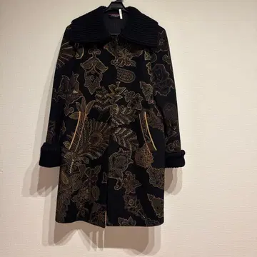 LEONARD FASHION 꽃무늬 롱 코트