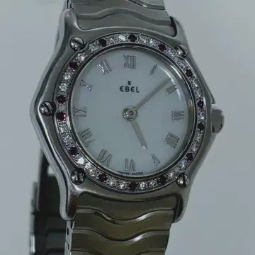 EBEL 에벨 손목시계 스테인리스 다이아&루비 E9157116-20
