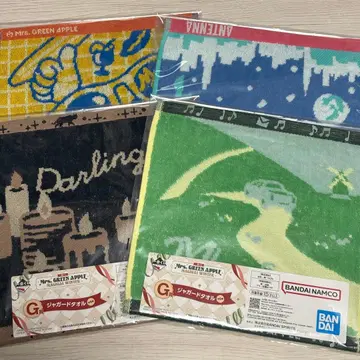 [ 제일복권 ] Mrs. GREEN APPLE G상 자카드 타월 4종