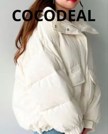 COCODEAL 코코딜 볼륨 코듀로이 다운 자켓