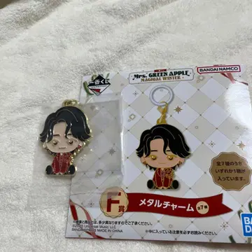 Mrs. GREEN APPLE 메탈 참 F상 제일복권 오오모리 모토키
