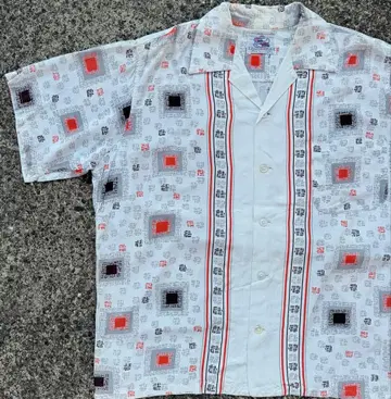 50s DUKE KAHANAMOKU 듀크 카하나모쿠 알로하 셔츠 레어