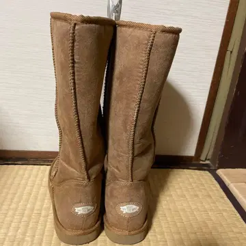 VANS 브라운 스웨이드 롱 어그 부츠