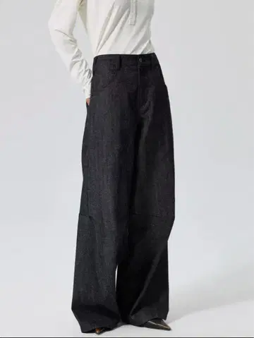 Simple progect selvedge 3D cut jeans