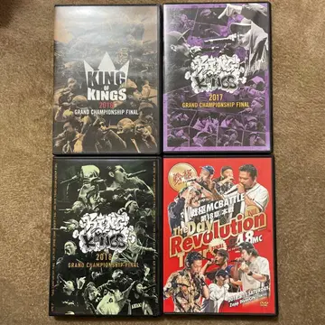 MC 배틀 DVD 세트 4장 KOK 센고쿠