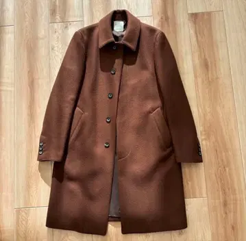 UNITED TOKYO Super110s 멜톤 스텐카라 코트