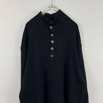 USA 구제 의류 banana republic 헨리넥 니트 블랙