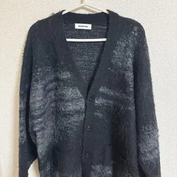 [ 새상품급 ] monkey time 자카드 브러쉬드 모헤어 가디건