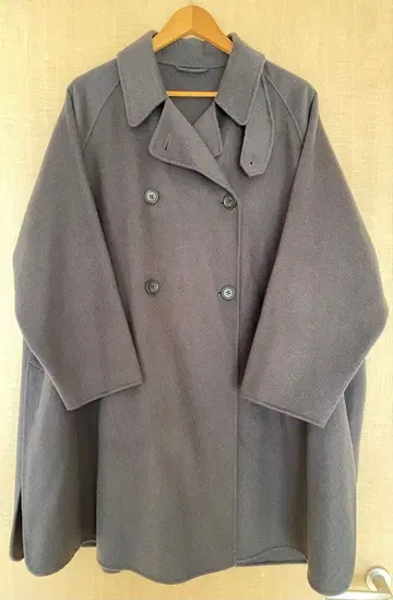 BEAUTY&YOUTH 리버 판초 코트 M 다크 그레이