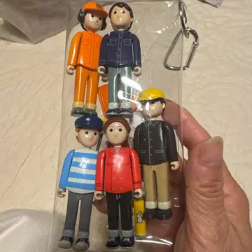 블록맨 인형 5체 세트 케이스 포함