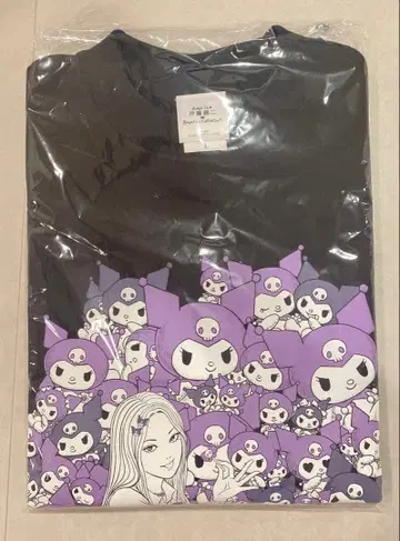 이토 준지 러기드 T셔츠 갸루 토미에 토미에 쿠로미 L 사이즈 산리오