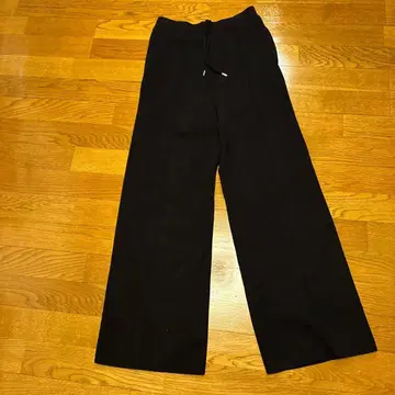 미라 오웬 와이드 팬츠 블랙