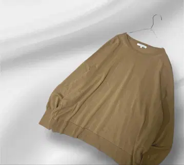 빅 사이즈! 23구/세탁 가능한 울 100/니트/베이지 44