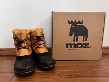 모즈 스노우 부츠 moz 24.0cm 카멜 나일론 부츠