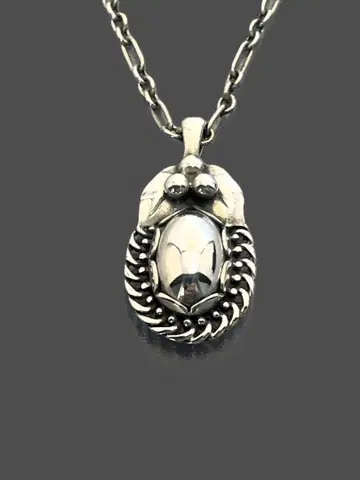 조지 젠슨 이어 펜던트 목걸이 #1992 실버 925