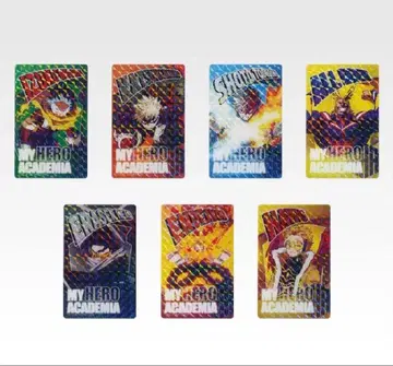 제일복권 나의 히어로 아카데미아 K상 거울 카드 7종 컴플리트