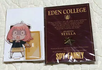 아냐 클리어 스탠드 배지 세트