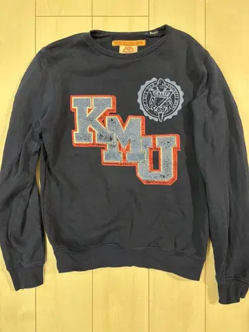 빈티지 맨투맨 KRIFF MAYER KMU 로고 맨투맨