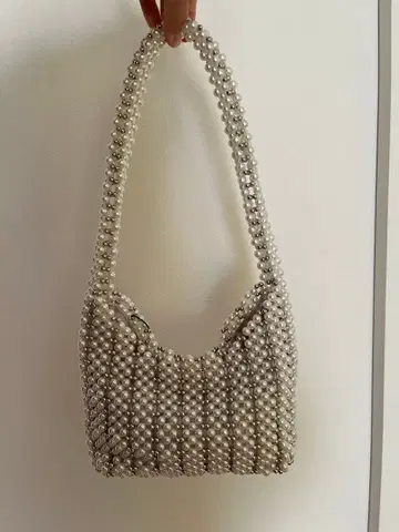 ZARA 펄 비즈 숄더백