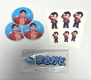 A! group 마스카도 요시노리 D.N.A 헤어 클립 스티커 세트