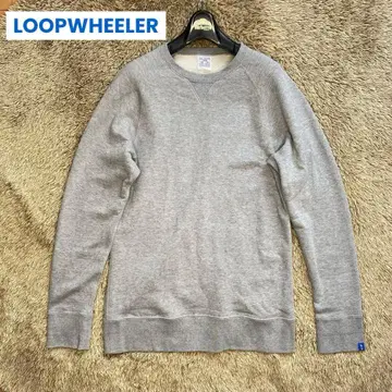 LOOPWHEELER 루프 휠러 맨투맨 그레이 멜란지
