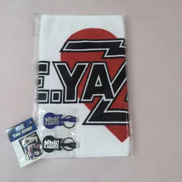 야자와 에이요시 페이스 타월 회장 한정판 키링 스티커 총 4점