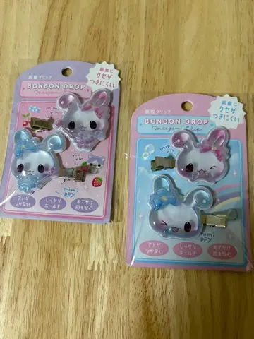 미개봉 새상품 모자 꽁지 드롭 앞머리 클립 캔디 트윈즈 A&B