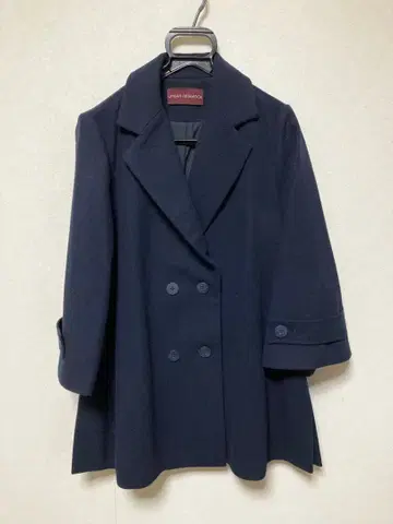 URBAN RESEARCH 네이비 더블 브레스트 코트 F 사이즈