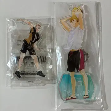 하이큐!! 미야 아츠무 문구 카페 크로니클 아크릴 스탠드 키링