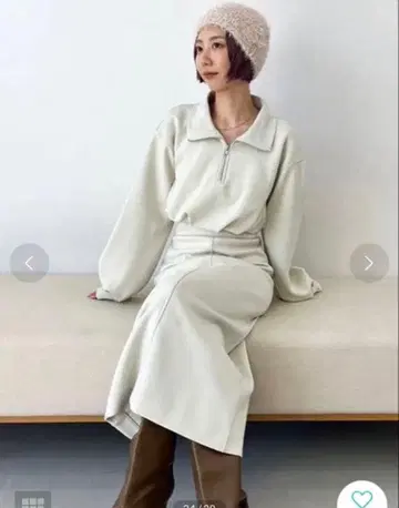 [택 포함 새상품] LILY BROWN (릴리 브라운) 본딩 셋업