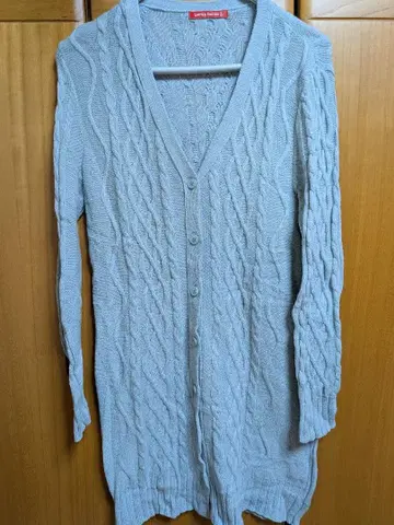 리미티드 에디션 케이블 니트 롱 가디건