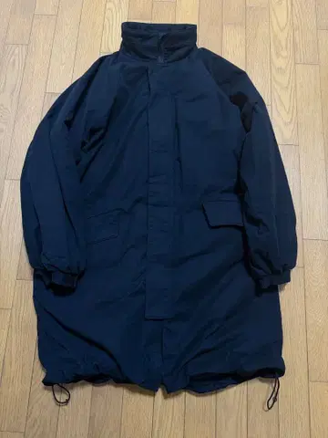 steven alan 패디드 스탠드 코트 블랙