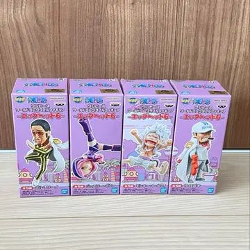 원피스 월드 컬렉터블 피규어 에그헤드6 4종 세트