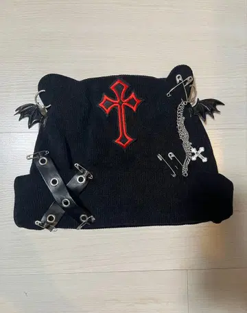 서브컬처 계열 니트 모자