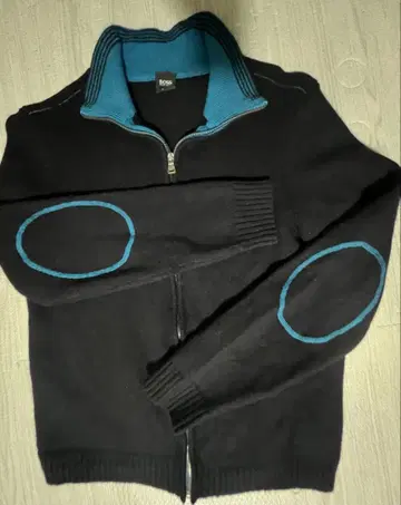 HUGO BOSS 네이비 슬림핏 가디건 L