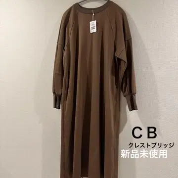 CRESTBRIDGE 브라운 롱 원피스 M 새상품