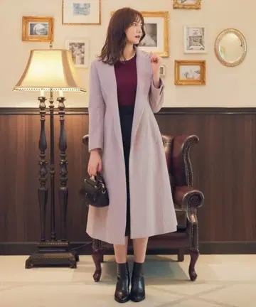 스윙글 울 에뚜왈 코트 카키