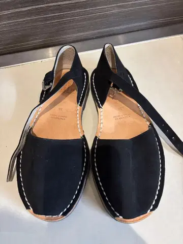 mibio 블랙 샌들 36