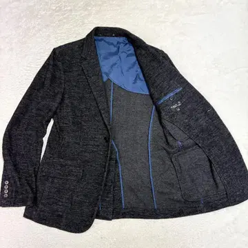 에네스베 옴 언라이닝 자켓 테일러드 자켓 흑먹색 T3