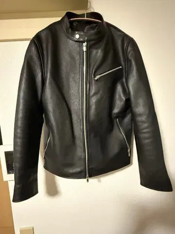 블랙 가죽 자켓 L 사이즈
