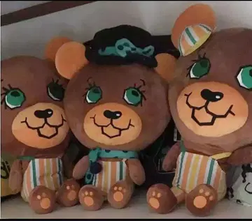 레어 grand ground BIG 봉제 인형 구르르 베어 3체 세트