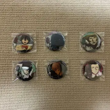 문호 스트레이독스 캔 배지 6개 세트