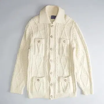 70s 빈티지 USA 펜들턴 피셔맨 니트 가디건