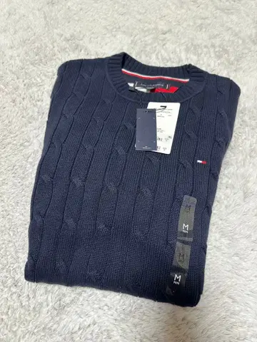 [ 미사용 새상품 ] TOMMY HILFIGER 네이비 니트 M