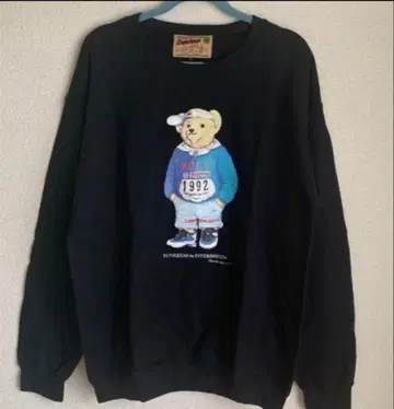 인터브리드 팬 베어 맨투맨 새상품 M