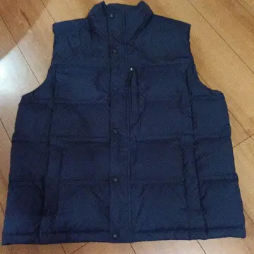 L.L.Bean 엘엘빈 로고 자수 다운 자켓 베스트 네이비 L